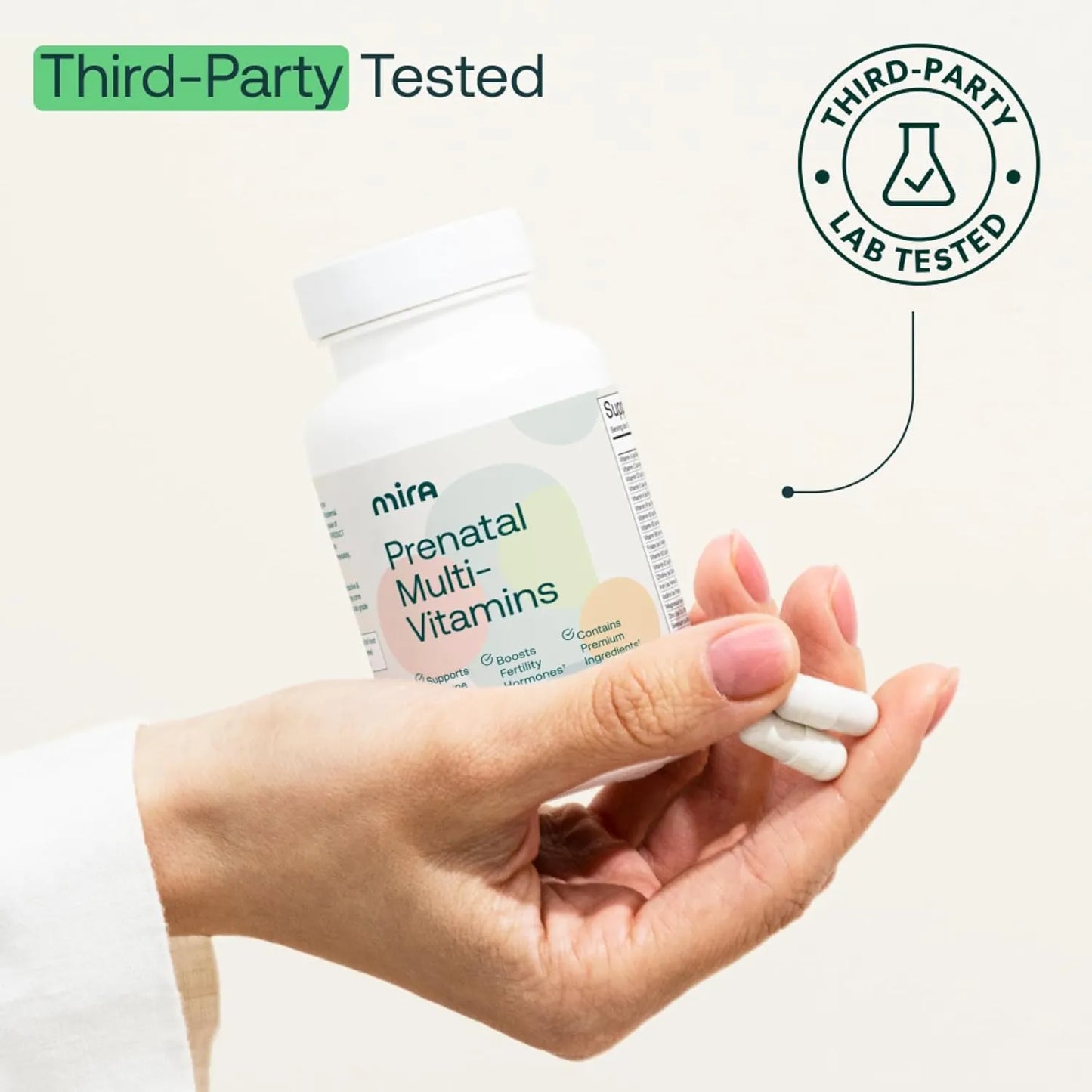 Multivitaminas Prenatales Folato Colina Apoyo Embarazo Desarrollo Fetal 60 Capsulas