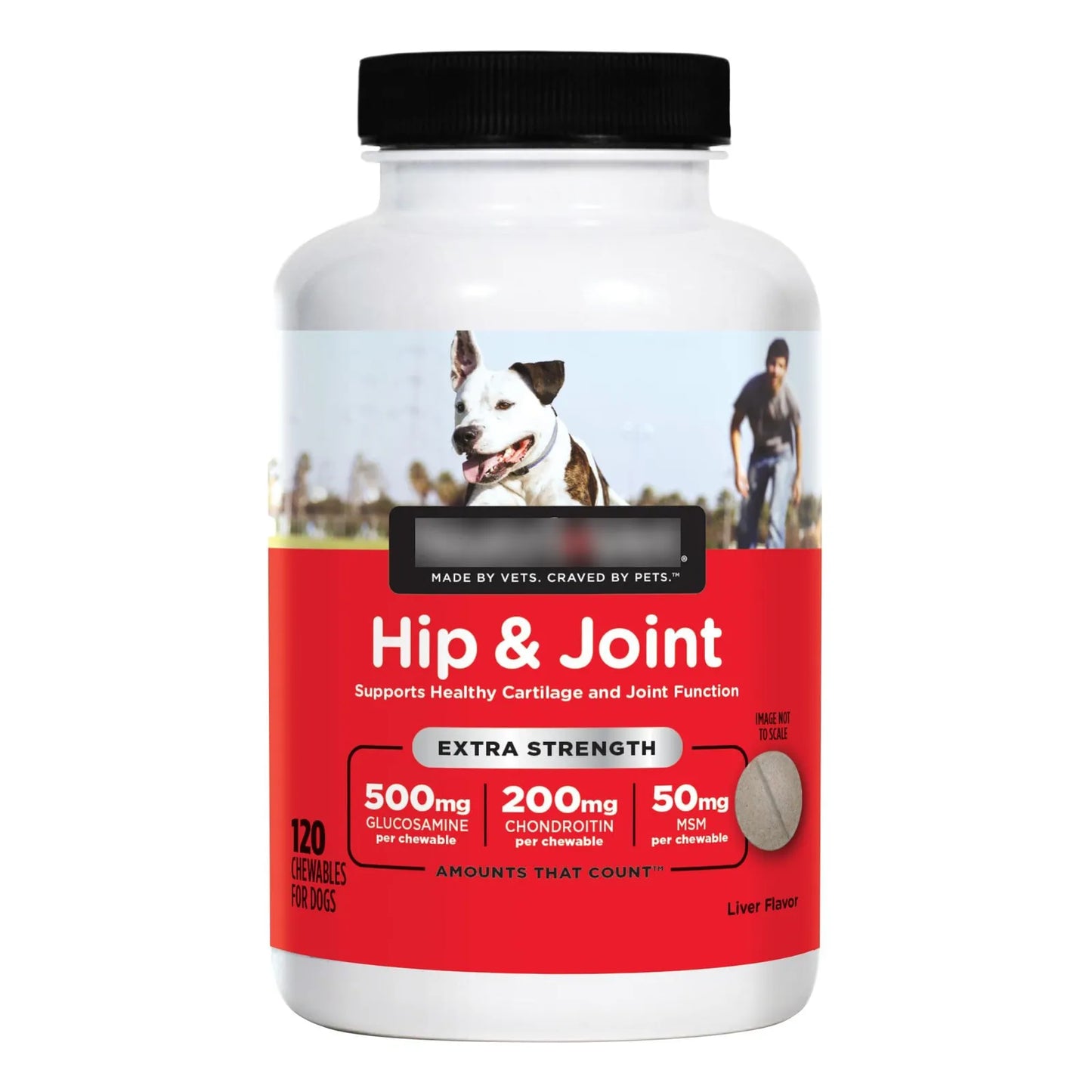 Suplemento Masticable Extra Fuerte Para Cadera Y Articulaciones De Perros 120 Tabletas