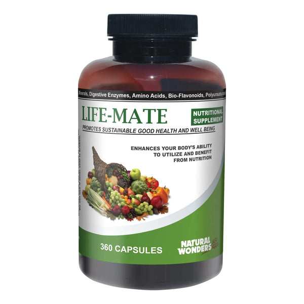 Life Mate Multivitaminas Prenatales Energéticas 360 Cápsulas Apoyo Nutricional E Inmunológico