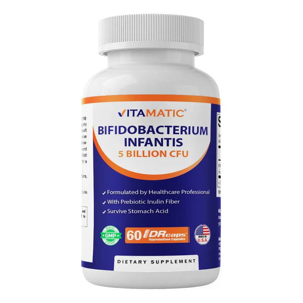 Capsulas Bifidobacterium Infantis 5 Mil Millones Soporte Digestivo 60 Unidades