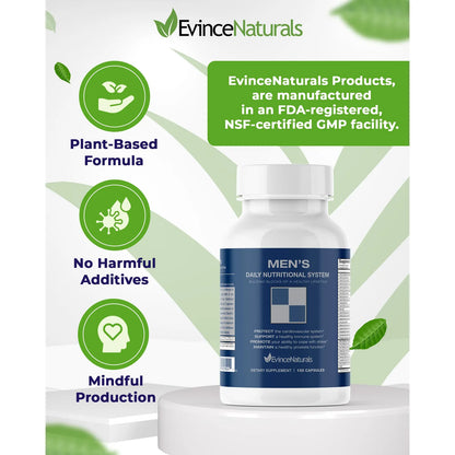 Evince Naturals Sistema Nutricional Diario Hombre Multivitaminico 30 Porciones