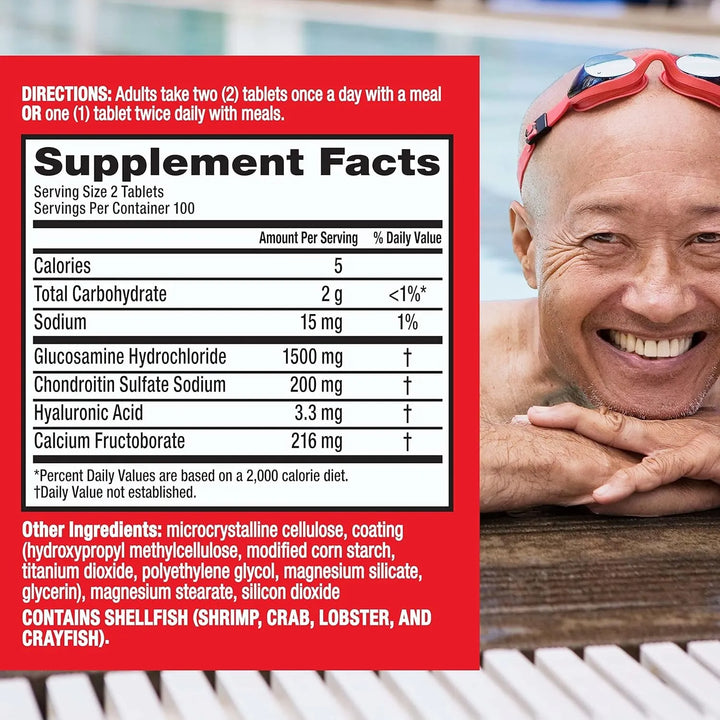 Glucosamina Avanzada Move Free Y Fruitex B 200 Comprimidos - Imagen 3