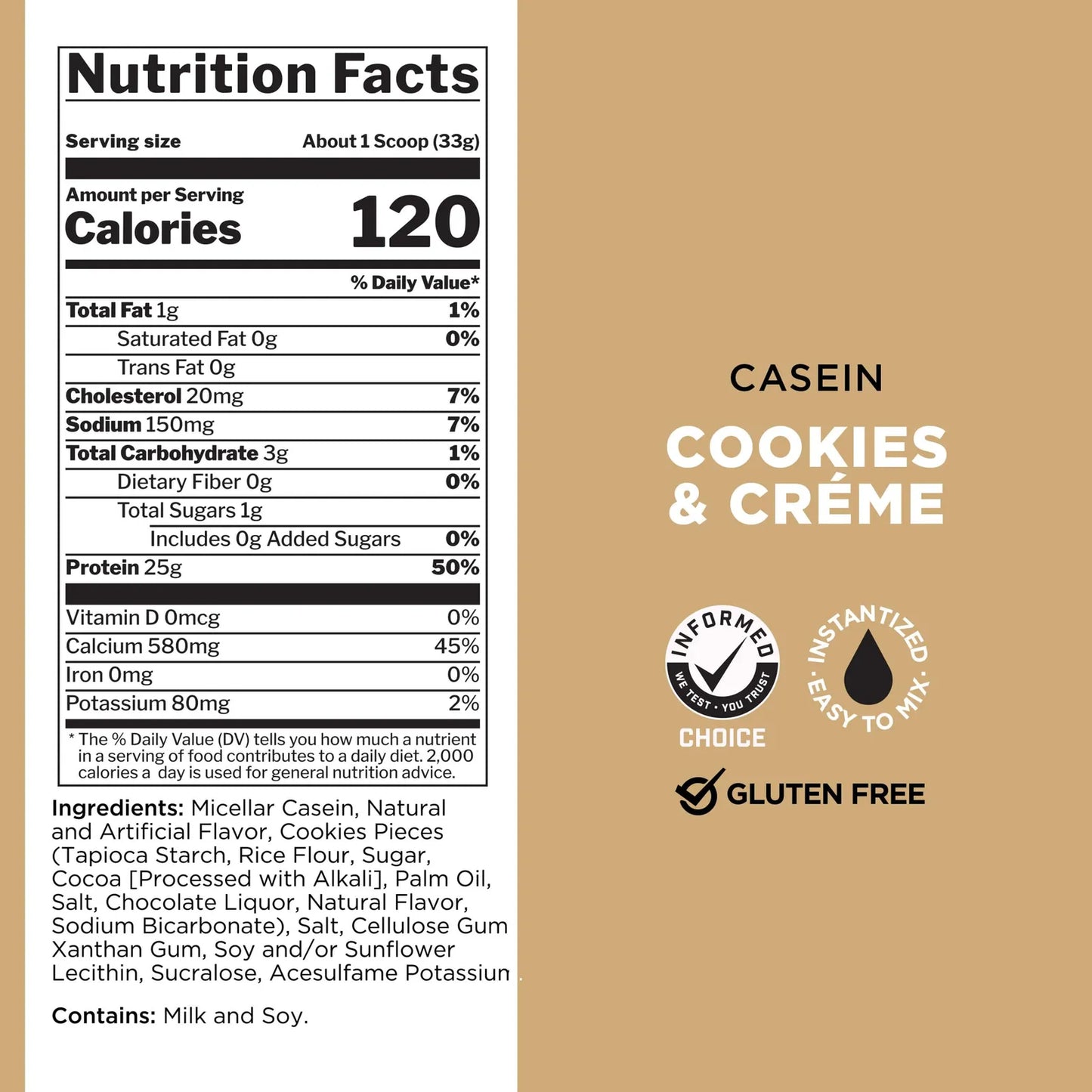 Proteina De Caseina Micelar Premium 25G Liberacion Lenta Para Recuperacion Muscular Nocturna