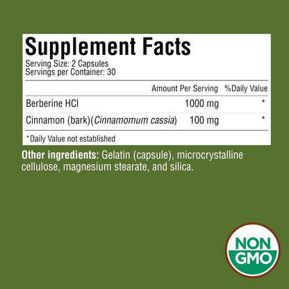 Berberina 1000 Mg Herb Science Apoya Salud Cardiovascular E Inmunológica