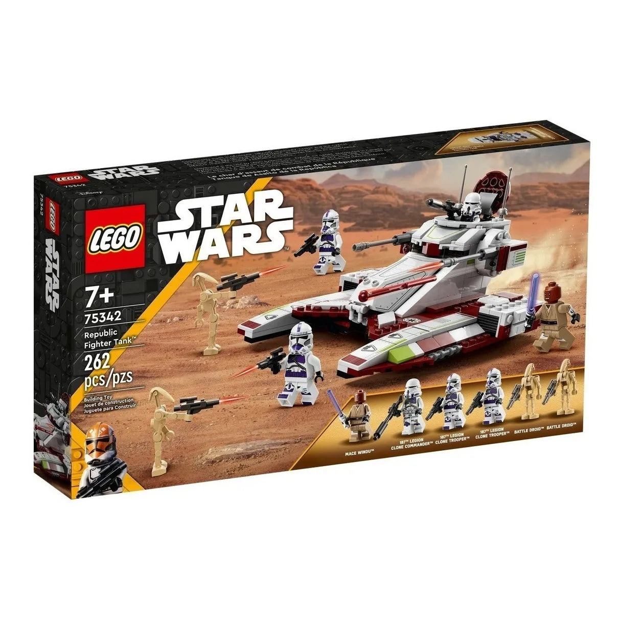 Set De Construccion Lego Star Wars 75342 262 Piezas Con Minifiguras Exclusivas