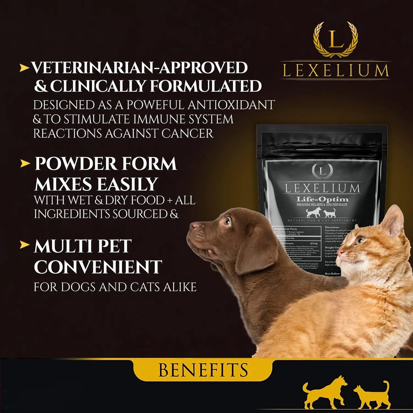 Mezcla Natural Life Optim Para Enfermedades Terminales En Perros Y Gatos 100 Efectiva