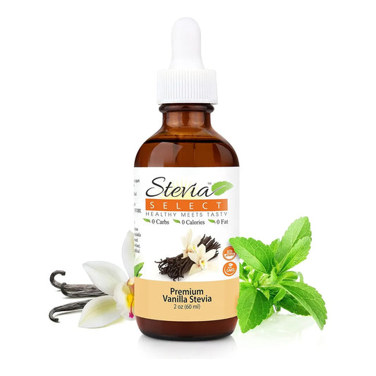 Gotas De Stevia Liquida Con Vainilla Edulcorante Cero Calorias Sabor Natural