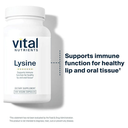 Suplemento De Lisina 500 Mg Apoya Salud Labial Refuerza Sistema Inmunologico Vegano Sin Gluten