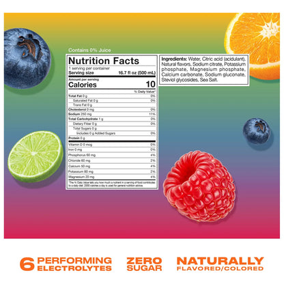 Cwench Hydration Remolino Arcoiris Bebida Deportiva 12 Pack 16.9oz Hidratacion Instantanea Con Electrolitos Y Vitaminas