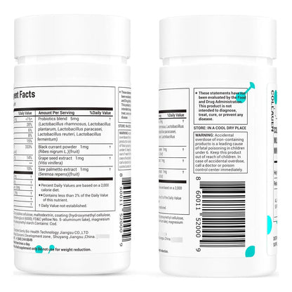 Péptidos De Colágeno Con Vitamina D3 Y Probióticos Para Mujeres Piel Radiante