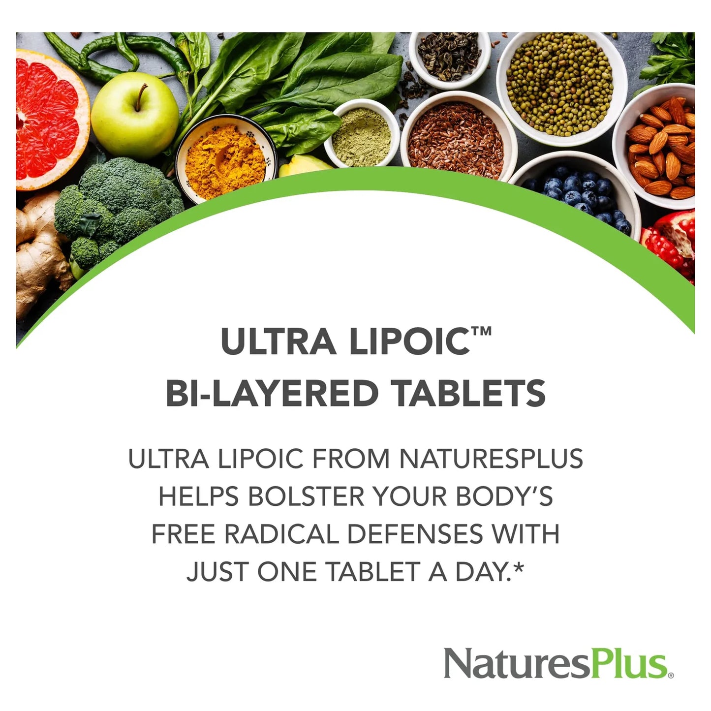 Natures Plus Ultra Lipoico 30 Tabletas Antioxidante Con Probióticos Sin Gluten