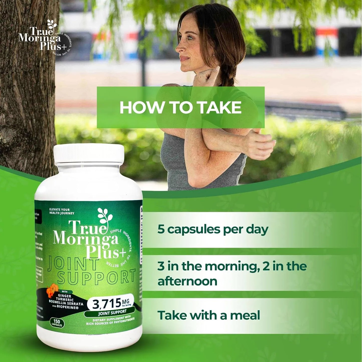 Extracto De Apoyo Articular Moringa Curcumina Jengibre Boswellia 20g