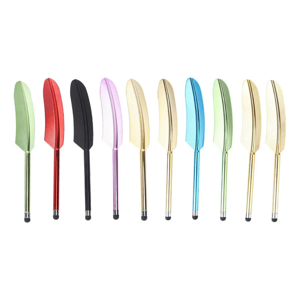 10 Lápices Capacitivos Para Pantalla Táctil Colores Mixtos Precisión Universal