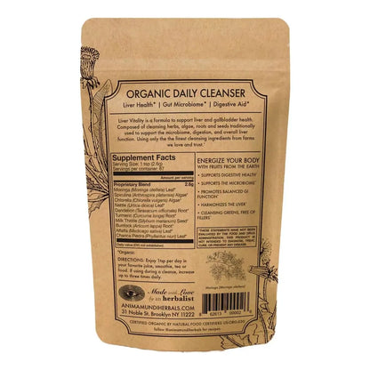 Polvo Superalimento Organico Vitalidad Hepatica Prebiotico Desintoxicacion Higado