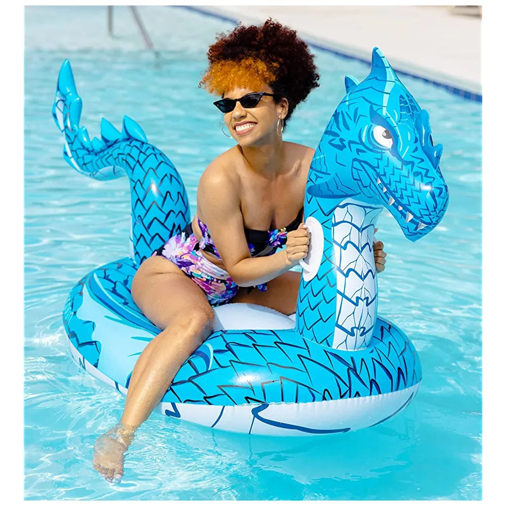Flotador Inflable Dragon Monsoon Para Adultos Diversion Y Relax En Piscina