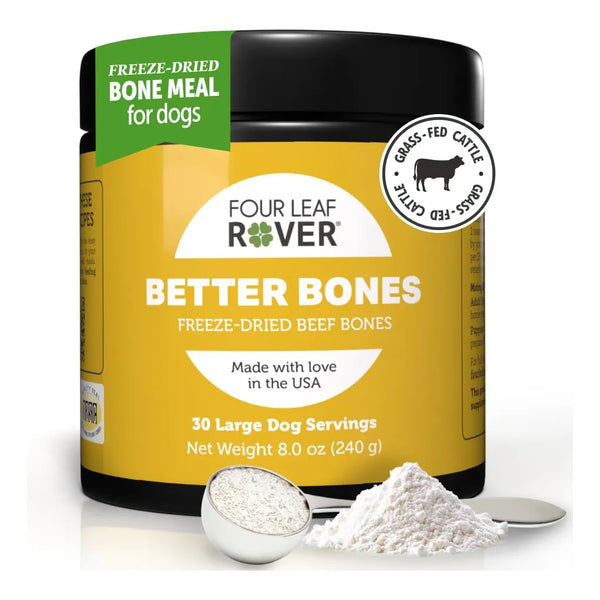 Better Bones Harina De Huesos Para Perros Suplemento Natural De Calcio Y Fósforo