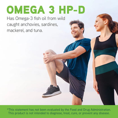 Omega 3 Con Vitamina D3 Sabor Limón Soporte Articular E Inmunológico