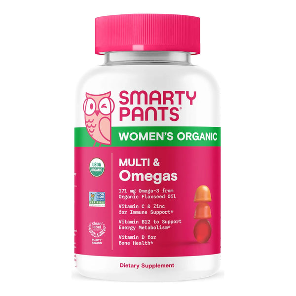 Gomitas Multivitamínicas Orgánicas Mujeres Con Biotina Omega 3 Y Vitaminas Esenciales 120 Unidades
