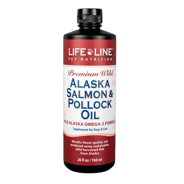 Aceite De Pescado Omega 3 Wild Alaska 26oz Para Perros Gatos Caballos Pelaje Brillante Y Articulaciones Fuertes