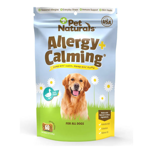 Suplemento Allergy Plus Masticable Para Perros Alivia Alergias Y Estrés Sabor Pato