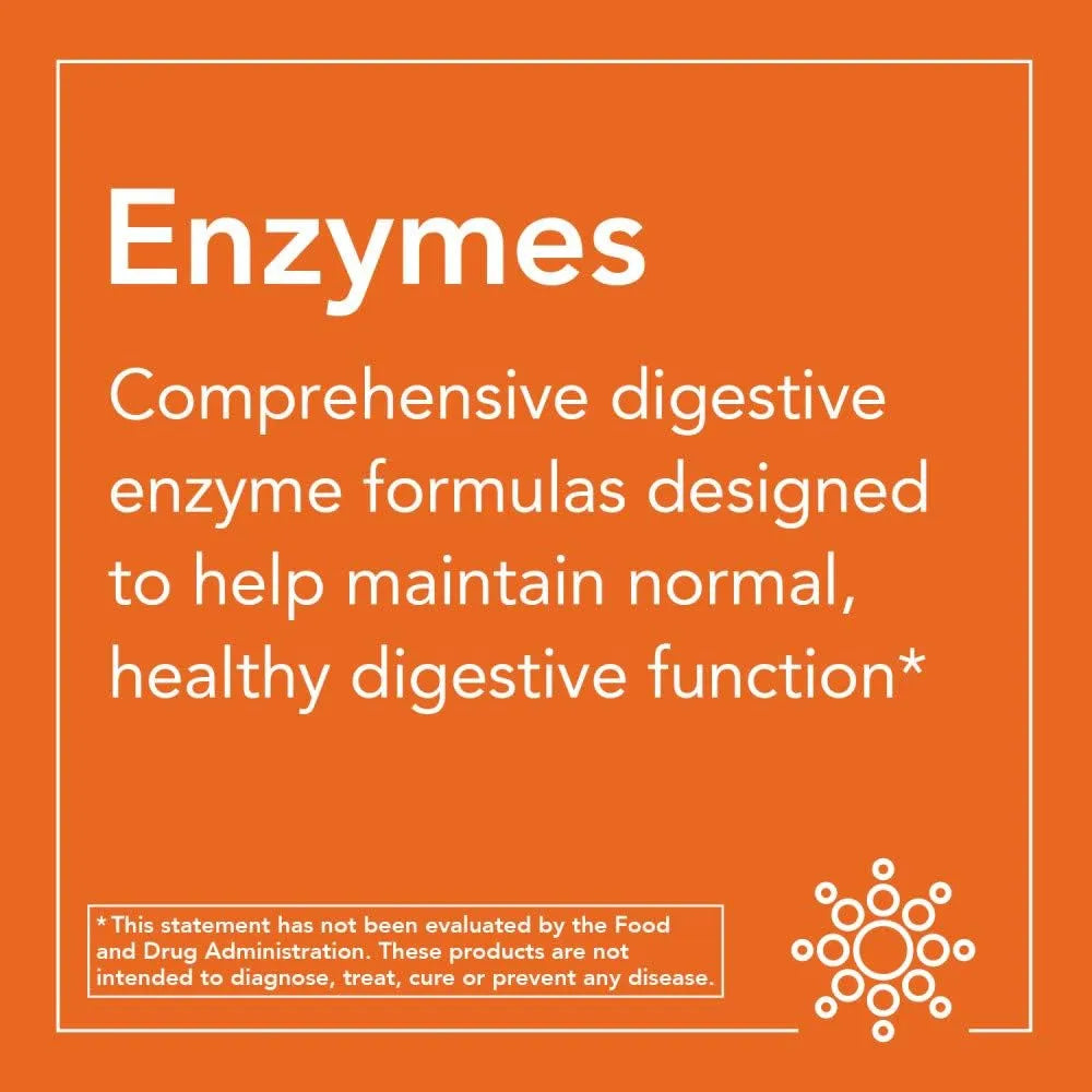 Super Enzymes Now Foods 180 Caps Digestión Saludable Enzimas Bromelina Bilis De Buey