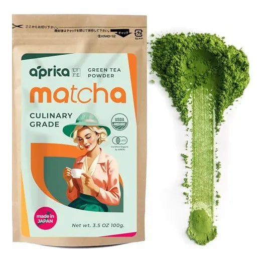 Polvo De Matcha Orgánico Japonés Grado Culinario 100 Gramos Importado