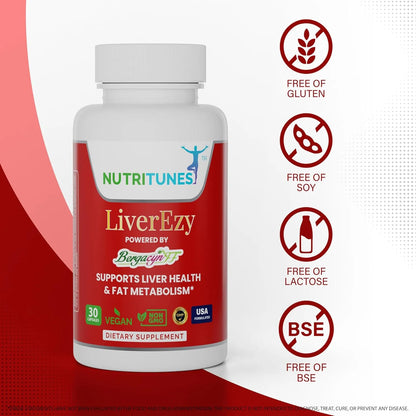 Bergacyn FF Suplemento Hepático Vegano 30 Cápsulas Metabolismo Grasas