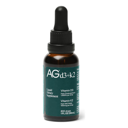 Suplemento Liquido De Vitaminas D3 Y K2 Para Huesos Fuertes Y Salud Cardiovascular