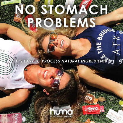 Gel Energético Huma Chia Energy Pack 24 Unidades Nutrición Deportiva Natural