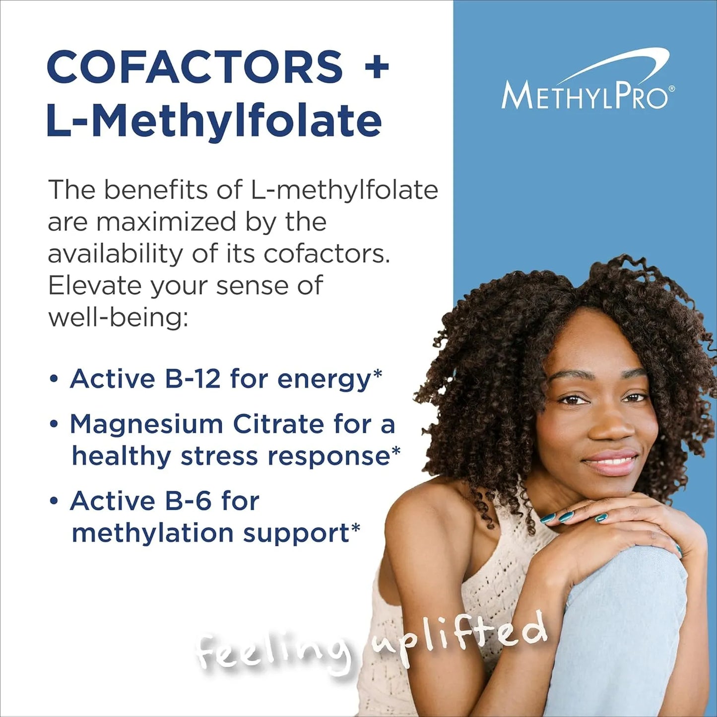 Metilfolato 5 Mg Con Magnesio Vitamina B6 Y B12 Suplemento Para Salud Cerebral Y Energía
