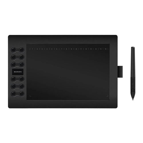 Tableta Digitalizadora Gaomon M106k Negra Dibujo Preciso Y Creativo