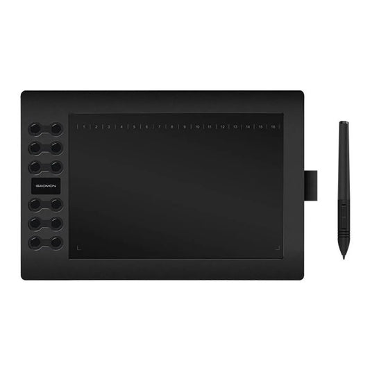 Tableta Digitalizadora Gaomon M106k Negra Dibujo Preciso Y Creativo