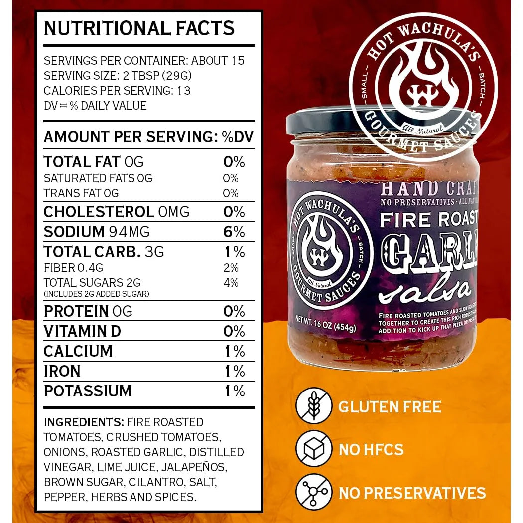 Salsa De Ajo Asado Sabor Intenso Hot Wachulas 250ml Deliciosa Y Aromatica