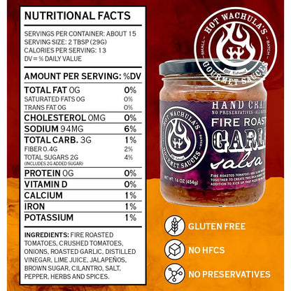 Salsa De Ajo Asado Sabor Intenso Hot Wachulas 250ml Deliciosa Y Aromatica