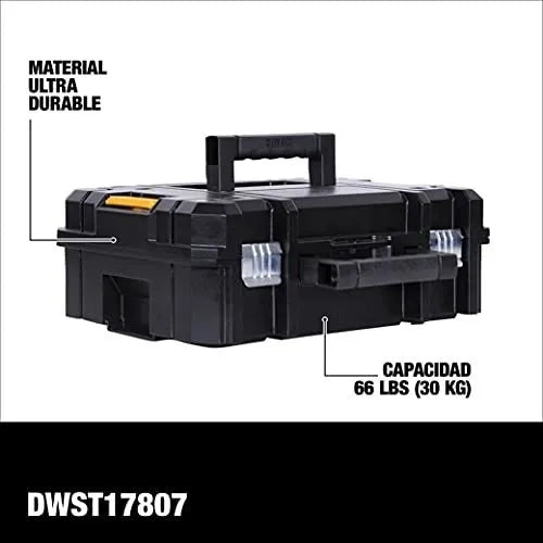 Organizador Dewalt Dwst17807 Tstak Ii Caja Herramientas Negra Profesional