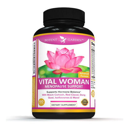 Suplemento Menopausia Cohosh Negro Isoflavonas Soja Alivia Sofocos Sudores Nocturnos 60 Capsulas