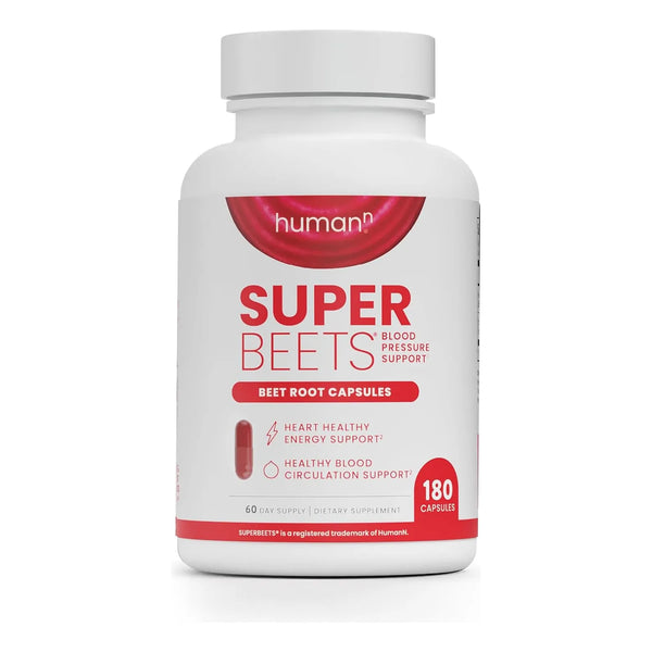 Capsulas De Raiz De Remolacha 1000 Mg SuperBeets Apoyo Oxido Nitrico Y Presion Arterial
