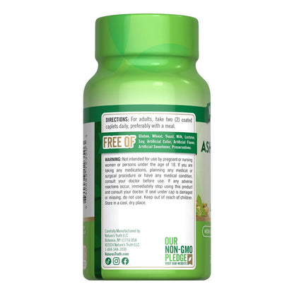 Natures Truth Ksm66 Ashwagandha Con L Theanine 60 Caplets Sin Sabor - Imagen 2