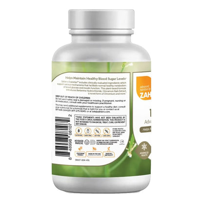 Suplemento Avanzado De Apoyo A La Glucosa Con Canela Zahler Diabetter 120 Cápsulas Certificado Kosher