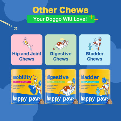 Masticables Probióticos Para Perros Salud Intestinal Sabor Pollo Vegano