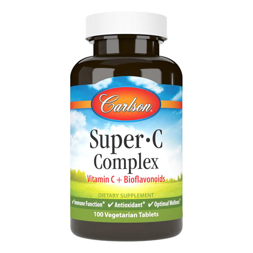 Complejo Super C Con Bioflavonoides Antioxidante 100 Tabletas Vegetarianas
