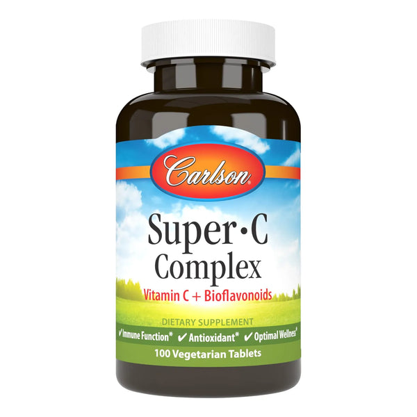 Complejo Super C Con Bioflavonoides Antioxidante 100 Tabletas Vegetarianas