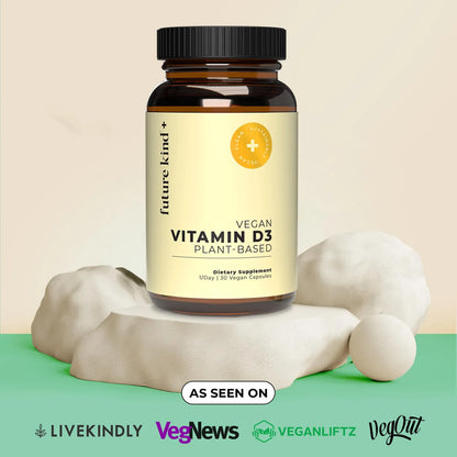 Vitamina D3 2500 UI Vegana De Líquenes Apoyo Inmunológico Y Óseo 30 Cápsulas