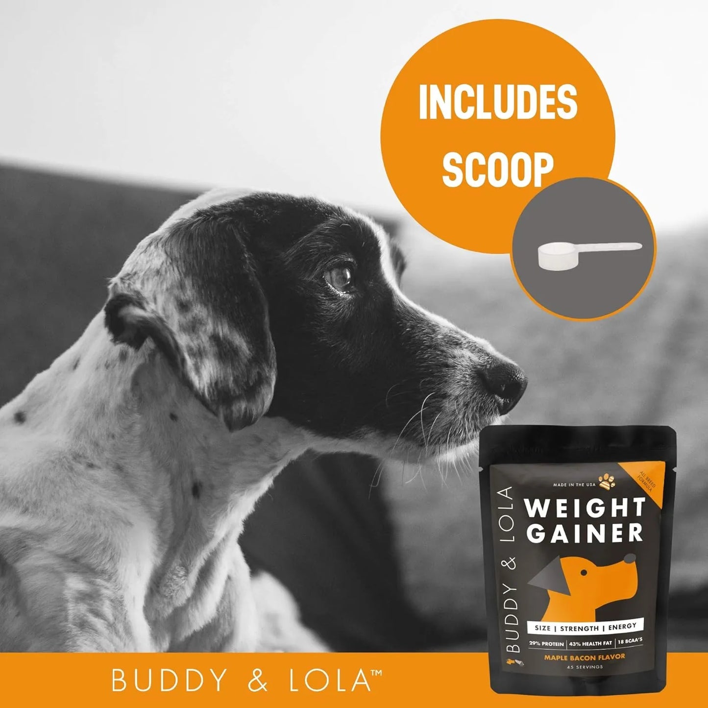 Suplemento Para Aumento De Peso Natural Perros Polvo Alto En Calorias Y Proteinas