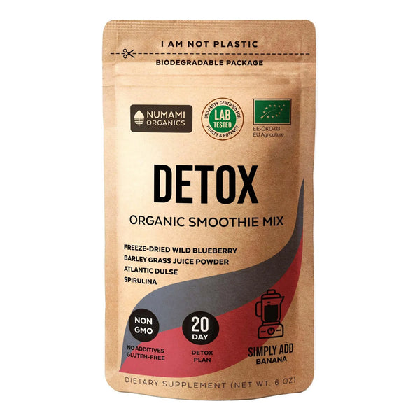 Batido De Arándanos En Polvo Orgánico Con Espirulina Superalimento Premium