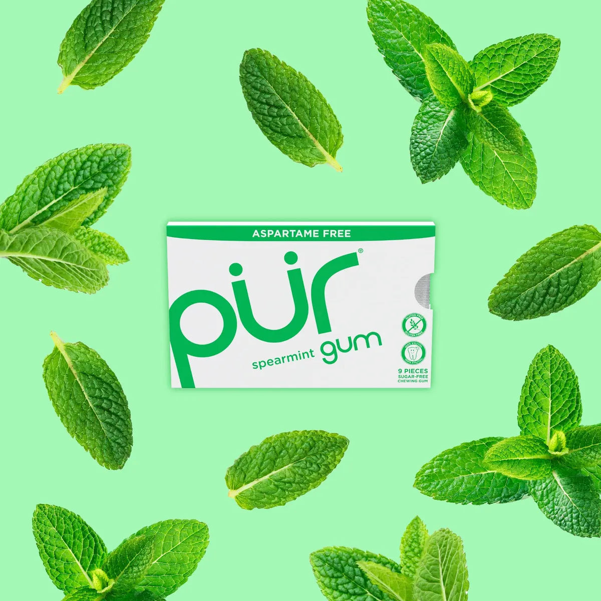 Goma De Mascar Pur 100% Xilitol Sabor Refrescante 30g
