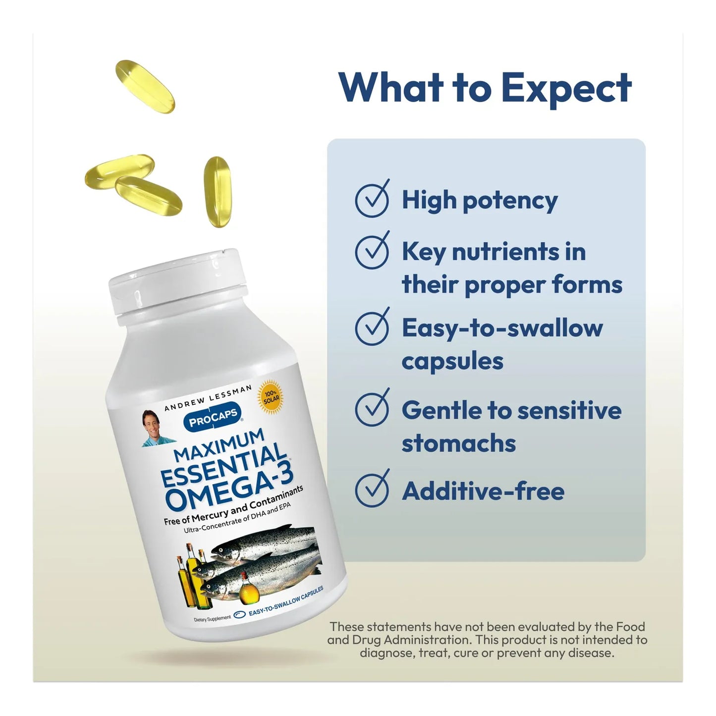Omega 3 Ultrapuro 1200 Mg DHA 60 Capsulas Blandas Sin Sabor Aceite Pescado