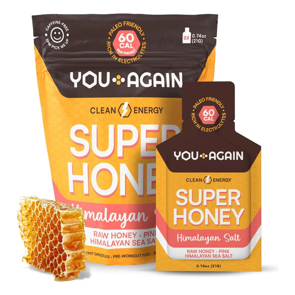 Gel Energético Natural Miel Sal Himalaya Combustible Para Atletas