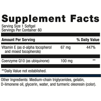Coenzima Q10 100 Mg Metagenics Energía Y Salud Cardiovascular