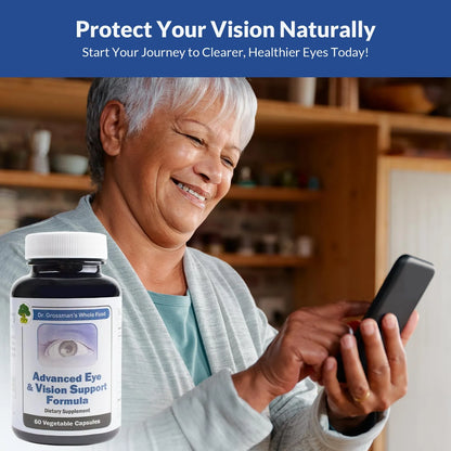 Dr Grossmans Whole Food Formula Avanzada Apoyo Ojos Vision Luteina Zeaxantina 30 Capsulas